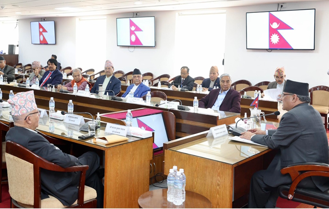 प्रम दाहालद्वार  न्यूयोर्क र उतैबाट चीन भ्रमणबारे दलहरुसंग छलफल