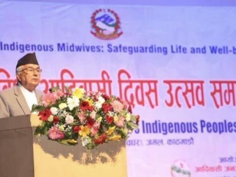`नेपालको संबिधानले सबै समुदायको हक र हितलाई सुनिश्चित गर्छ´राष्ट्रपति पौडेल `नेपालको संबिधानले सबै समुदायको हक र हितलाई सुनिश्चित गर्छ´राष्ट्रपति पौडेल