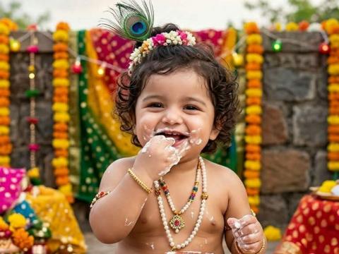 श्रद्धा र भक्तिपूर्वक जन्माष्टमी मनाउँदै श्रद्धा र भक्तिपूर्वक जन्माष्टमी मनाउँदै