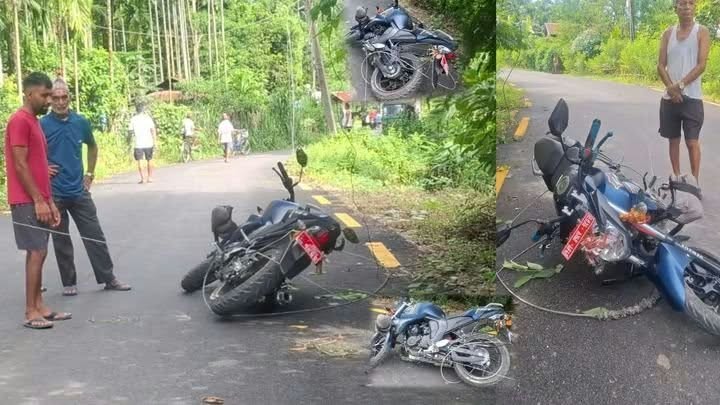 जेसिभिले चुडाएको तार प्राधिकरणले ब्यवस्थापन नगर्दा पत्रकार आर्चाय परे दुर्घटनामा